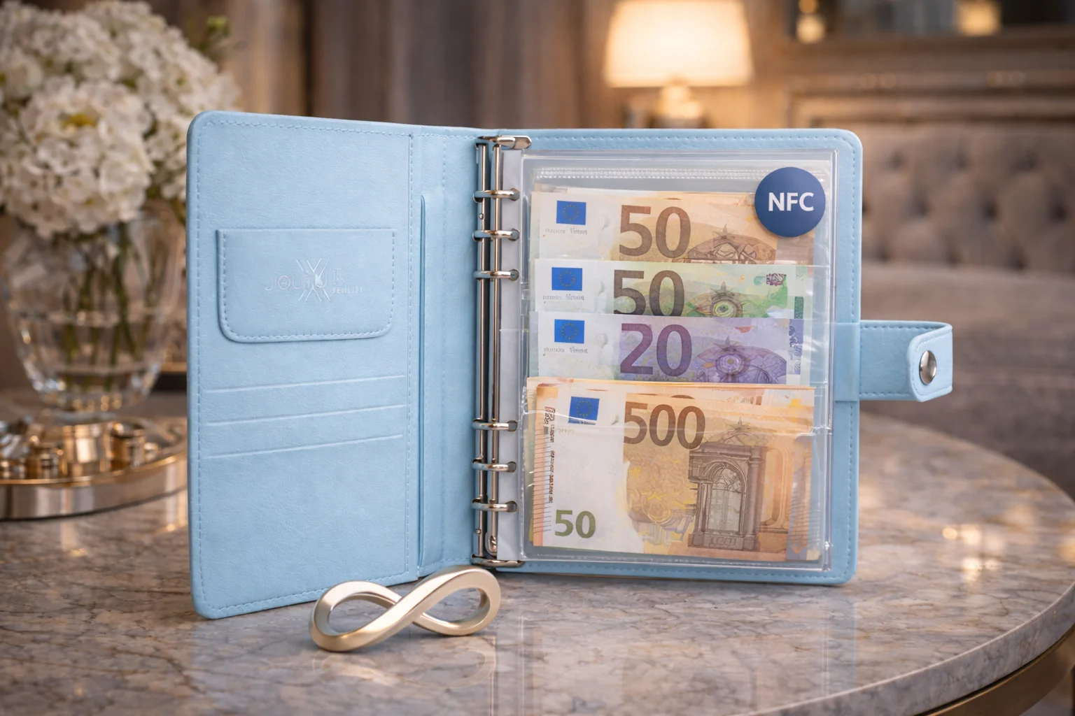 Classeur JourX Vault et enveloppe NFC
